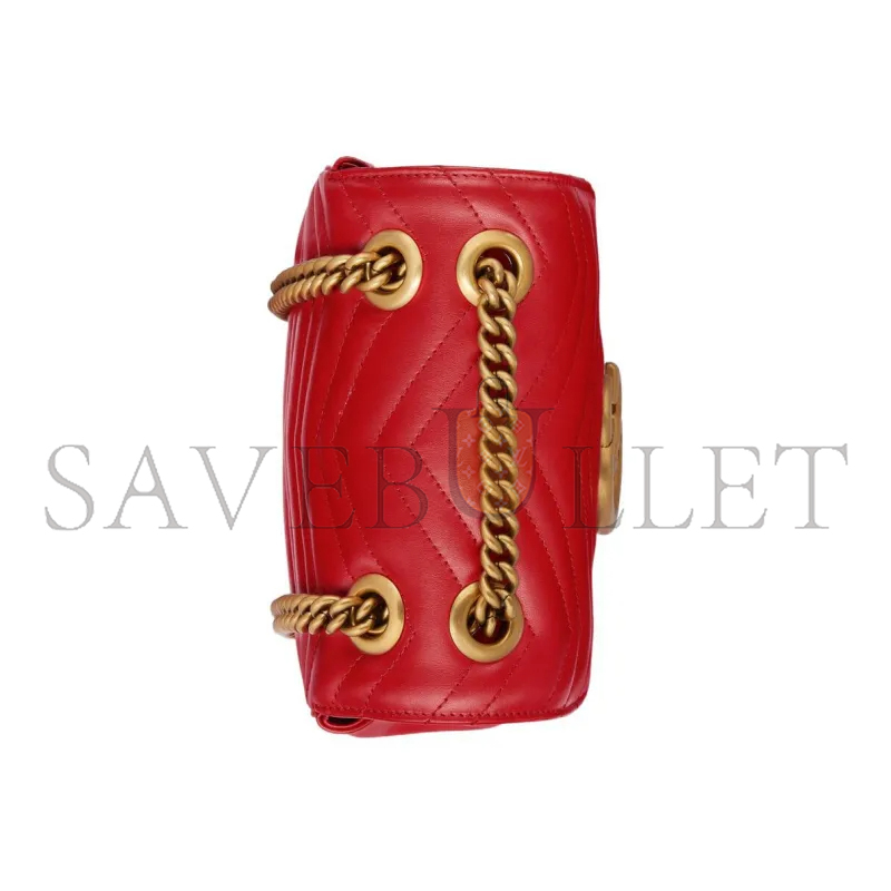 GUCCI GG MARMONT MINI SHOULDER BAG 739682 (18*15*8cm)